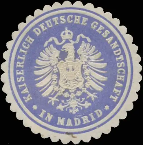 K. Deutsche Gesandtschaft in Madrid (Spanien)