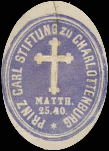 Prinz Carl Stiftung zu Charlottenburg