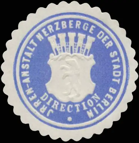 Irrenanstalt Herzberge der Stadt Berlin - Direction