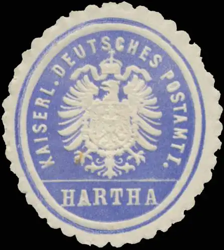 K. Deutsches Postamt Hartha