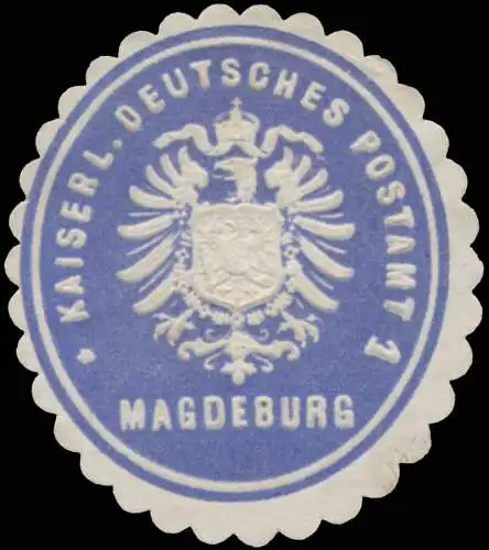 K. Deutsches Postamt 1 Magdeburg