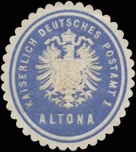 K. Deutsches Postamt 1 Altona