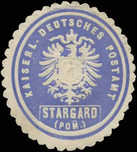 K. Deutsches Postamt Stargard (Pommern)