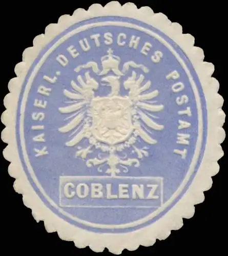 K. Deutsches Postamt Coblenz