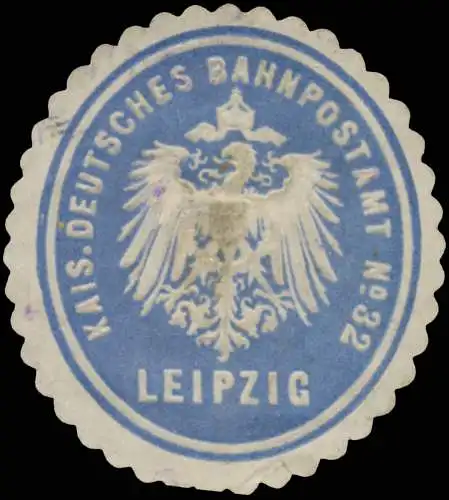 K. Deutsches Bahnpostamt No. 32 Leipzig