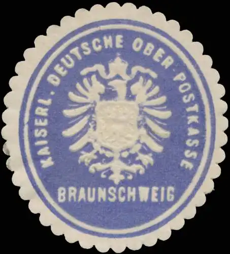 K. Deutsche Ober-Postkasse Braunschweig