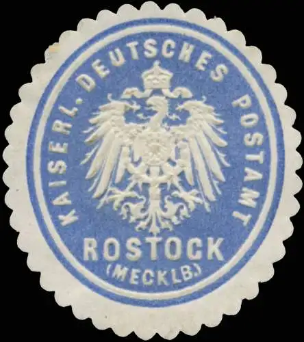 K. Deutsches Postamt Rostock (Mecklenburg)