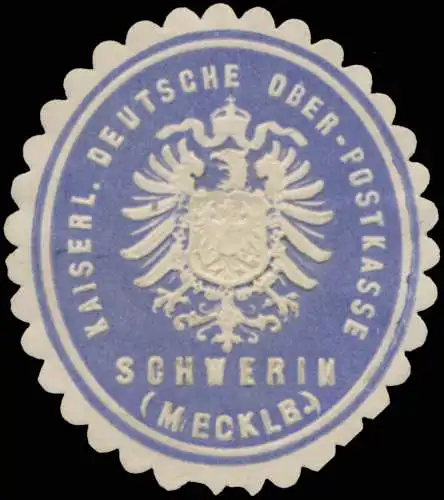 K. Deutsche Ober-Postkasse Schwerin (Mecklenburg)