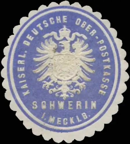 K. Deutsche Ober-Postkasse Schwerin (Mecklenburg)