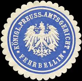 KÃ¶niglich Preussisches Amtsgericht - Fehrbellin
