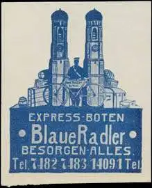 Express-Boten Fahrradkurier