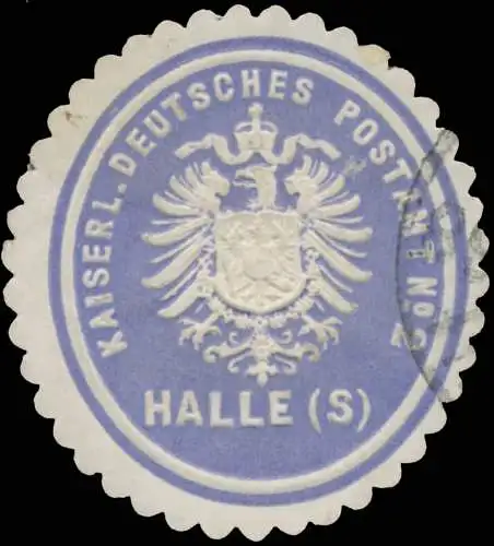 K. Deutsches Postamt No. 2 Halle/Saale