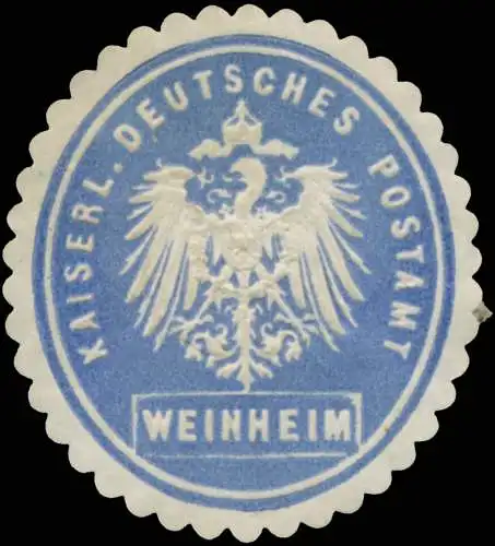 K. Deutsches Postamt Weinheim