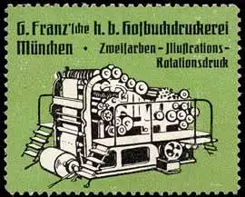 Zweifarben-Illustrationsrotationsdruck