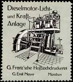 Dieselmotor-Licht- und Kraftanlage