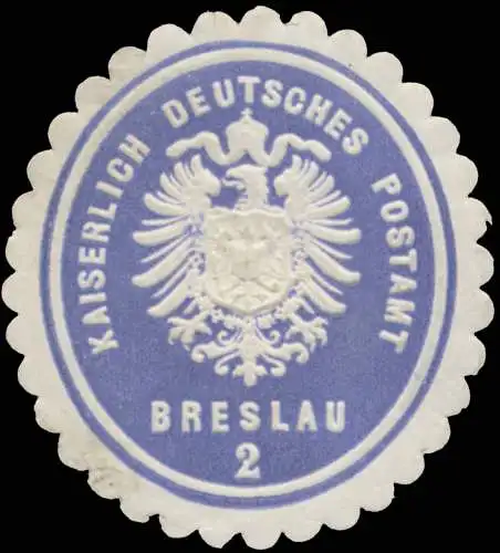 K. Deutsches Postamt Breslau 2