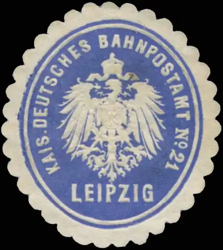 K. Deutsches Bahnpostamt No. 21 Leipzig