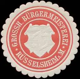 Grossh. BÃ¼rgermeisterei RÃ¼sselsheim a. M