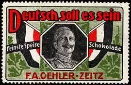 Kaiser Wilhelm - Deutsch soll es sein