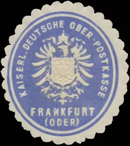 K. Deutsche Ober-Postkasse Frankfurt/Oder