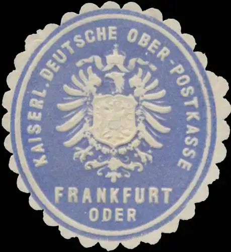 K. Deutsche Ober-Postkasse Frankfurt/Oder