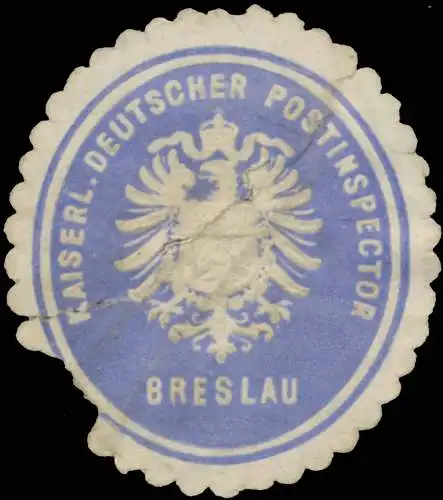 K. Deutscher Postinspector Breslau