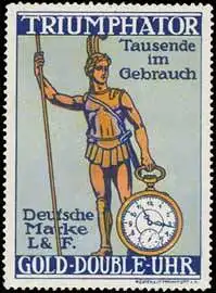 Triumphator Gold-Double-Uhr