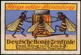 Rings echter Bienenhonig