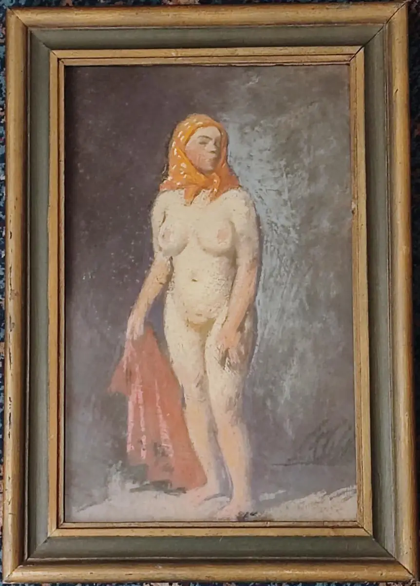 EROTIK Pastellgemälde von bekannten Deutschen Künstler 0