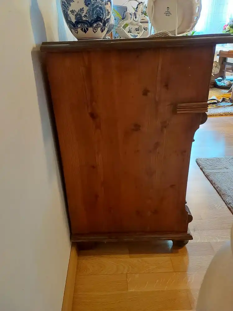 Kommode antik, nussbaum 1