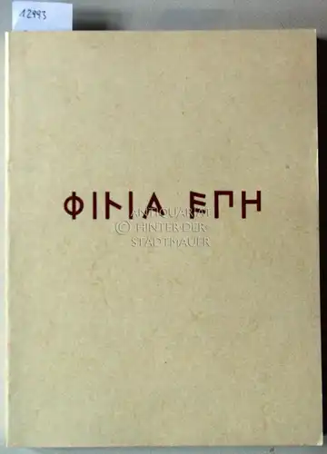 Philia epe eis Georgion E. Mylonan dia ta 60 ete tou anaskaphikou tou ergou.  (4 Bde, alpha-delta). [= The Archaeological Society at Athens Library Series No. 103]. 