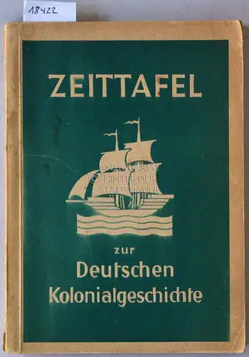 Kienitz, Ernst: Zeittafel zur deutschen Kolonialgeschichte. 