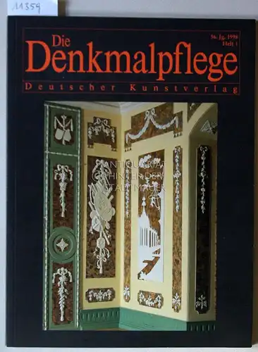 Die Denkmalpflege. (56. Jg. 1998, H. 1) Wissenschaftliche Zeitschrift der Vereinigung der Landesdenkmalpfleger in der Bundesrepublik Deutschland. 