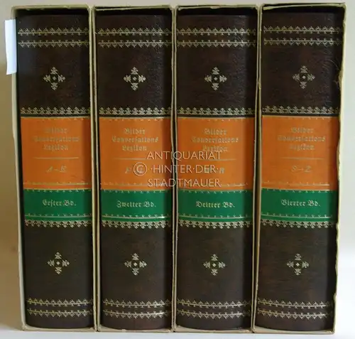 Bilder-Conversations-Lexikon für das deutsche Volk. Ein Handbuch zur Verbreitung gemeinnütziger Kenntnisse und zur Unterhaltung. In vier Bänden. 
