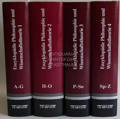 Mittelstraß, Jürgen (Hrsg.): Enzyklopädie Philosophie und Wissenschaftstheorie. (4 Bde.). 