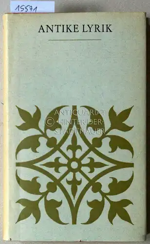 Fischer, Carl (Hrsg.): Antike Lyrik. 