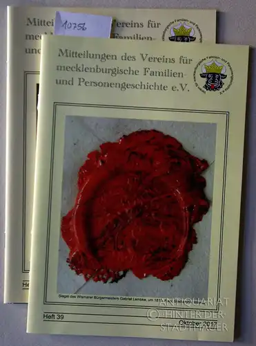 Mitteilungen des Vereins für Mecklenburgische Familien- und Personengeschichte e.V. 