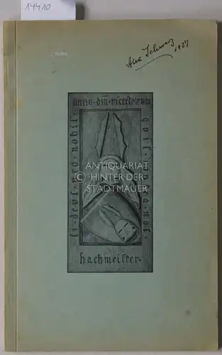 Hachmeister, Georg: Geschichte des Geschlechts Hachmeister. 