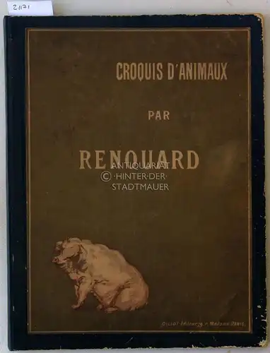 Renouard, (Paul): Croquis d`animaux. 