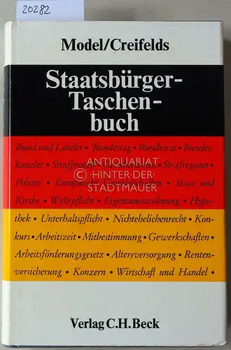 Model, Otto und Carl Creifelds: Staatsbürger-Taschenbuch. 