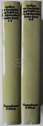 Stern (Hrsg.), Carola, Thilo Vogelsang (Hrsg.) Erhard Klöss (Hrsg.) u. a: Lexikon zur Geschichte und Politik im 20. Jahrhundert. (in 2 Bden.). 