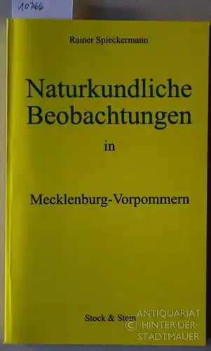 Spiekermann, Rainer: Naturkundliche Beobachtungen in Mecklenburg-Vorpommern. 