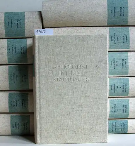 Dickens, Charles: Oliver Twist - David Copperfield (2 Bde.) - Martin Chuzzlewit (2 Bde.) - Bleakhaus (2 Bde.) - Die Pickwickier (2 Bde.) - Nikolas Nickleby (2 Bde.) - Weihnachtserzählungen. 12 Bände. 