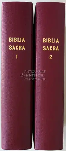 Arndt, Augustin: Biblia Sacra vulgatae editionis. (NUR erster und zweiter Band). 