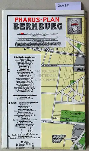 Pharus-Plan Bernburg. (1:10000). 