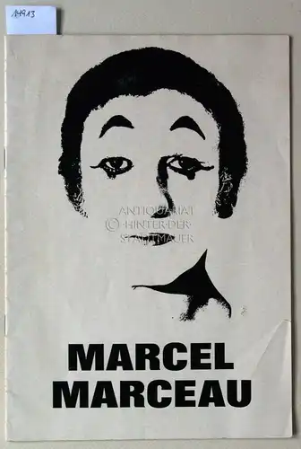 Marceau, Marcel: Marcel Marceau Tournee 1967. (Begleit- u. Programmheft). 