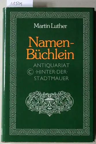 Luther, Martin: Namenbüchlein. 