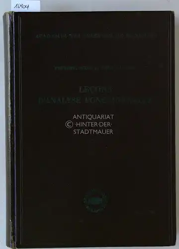Riesz, Frédéric und Béla Sz.-Nagy: Lecons d`analyse fonctionnelle. (Académie des sciences de Hongrie). 
