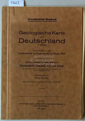 Heck, Herbert-Lothar: Geologische Karte von Deutschland: Erläuterungen zu den Blättern Wobbenbüll, Hattstedt, Viöl und Jübek. Aufgenommen von H.-L. Heck. Mit e. bodenkundl. Beitr. von K. Ihnen. 