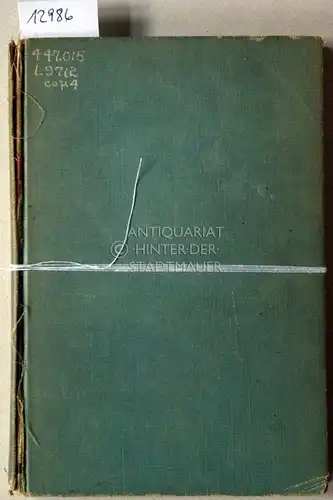 Luquiens, Frederick Bliss: An Introduction to Old French Phonology and Morphology. 